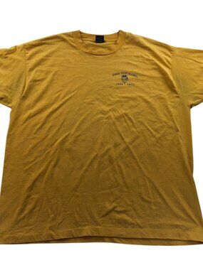 Fruit Of The Loom Mens Jones High Alumni T-Shirt XXXL Yellow Short Sleeve Casual